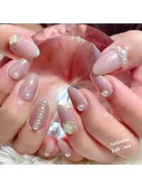 【ハンド】キラキラ&パール