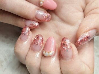 チモカネイル(CHIMOKA NAIL)/サンプルデザイン¥6200