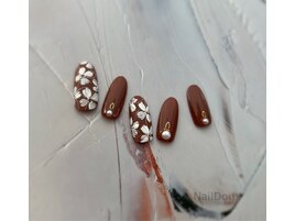 大人フラワーネイル