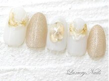 ラグジュアリー ネイルズ(Luxury Nails)/ニュアンス◇ミラーNail