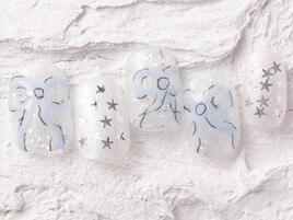 リボン韓国星メタリック￥10550