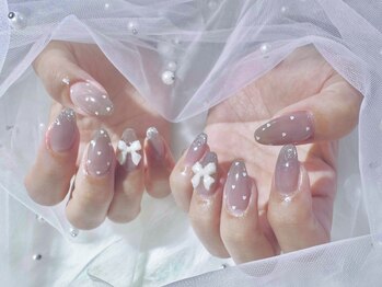 シュシュ(Chou Chou)の写真/大人可愛い×ニュアンスカラーが得意なネイリストになんでもご相談下さい！個性派~上品まで幅広く対応☆