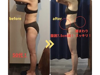 オーバー365 上田店(OVER365)/50代T様　3ヶ月チャレンジ