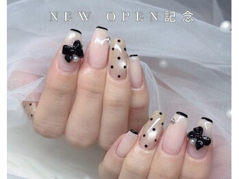 melt.仙台【パラジェルネイル/フィルイン/マグネット/長さだし/持ち込み】/ドットネイル/ネイルアート