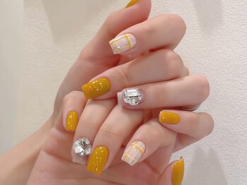 福芽の写真/【川口駅5分】美フォルムワンカラーやマグネット、話題のワンホンも◎持ちの良さに拘るシンプルネイル