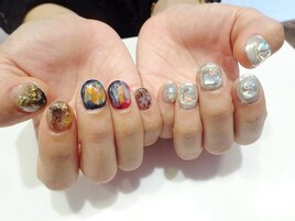 トレンドアシメネイル☆