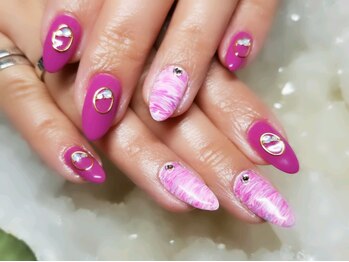 アグン(agung)/マーブルデザインネイル