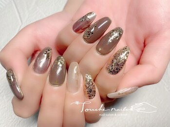 トゥーシェネイルズ 上中野店(Touche’nails)/キラキラネイル