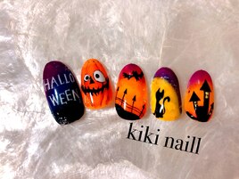 ハロウィンネイル