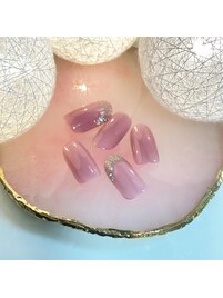 定額¥5500 ラメフレンチ