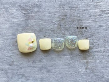 シンプリー 西荻窪店(Simpliee)/ ワンカラー　デザインフット