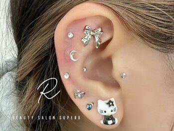 アール ビューティーサロンスパーブ(R BEAUTY SALON SUPERB)/耳つぼジュエリー10粒