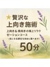 ☆上向き＋横向き施術　ヘッド＋首＋肩＋デコルテ＋腰＋足要望の箇所合計50分