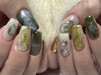 ワン 四条烏丸(One)の写真/[京都烏丸]再現力×技術力◎【持ち込みデザインコース☆】思い通りのネイルはOneへお任せ★