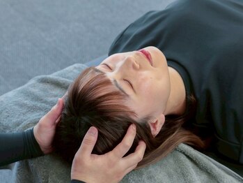 Rストレッチ 二条店の写真/【ヘッドマッサージ×リンパ×全身ストレッチ】頭から足先までとろける 100分

