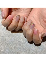 アティックネイルアトリエ(attic nail atelier)/マットオーロラネイル★