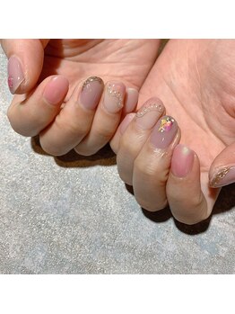 アティックネイルアトリエ(attic nail atelier)/マットオーロラネイル★