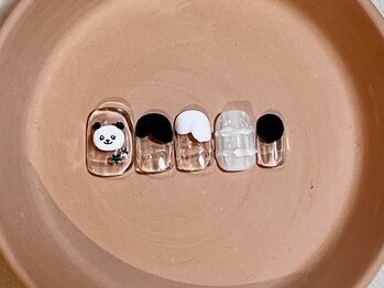 カラ ネイル 中津店(calla nail)/パンダさんネイル