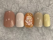 カラネイル 南森町店(calla nail)/暖色ネイル