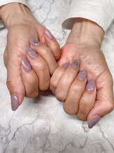 はあとねいる 宇都宮御幸ヶ原店/シアパープル花リング