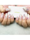 梅雨ニュアンスネイル