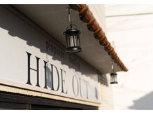 ハイドアウト(HIDEOUT)/こだわりの看板です！