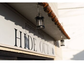 ハイドアウト(HIDEOUT)/こだわりの看板です!