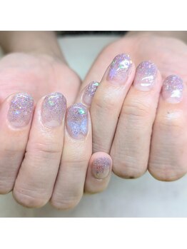 ガーベラ バイ ハノンネイル(Gerbera by hanonnail)/ラメグラ