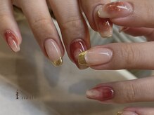 アイネイルズ 吉祥寺店(I nails)/ミラーフレンチ韓国ネイル