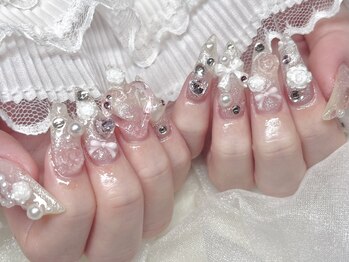 モカ 心斎橋(moca by Lee)/【Aina】ピンクネイル