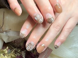 ツイードネイル