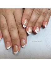 マルネイル(maru nail)/マグネット×フレンチ