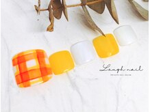 ラフネイル(Laugh nail)/親指アート　¥8200