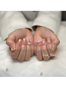 ロア ネイル(Loa_Nail)の写真/高クオリティdesign多数♪【韓国ネイル☆ワンホンネイル】可愛さ爆発のトレンドnailが◎