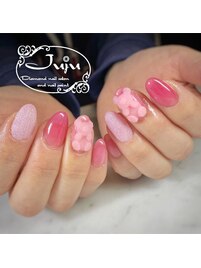 ハリボーネイル　バレンタイン