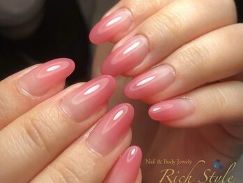 ネイル アンド ボディジュエリー リッチスタイル(Nail&Body Jewely Rich style)/シンプルネイル