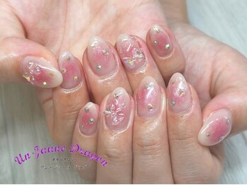 アン ジョーヌドラゴ/【自爪ネイル】チークネイル