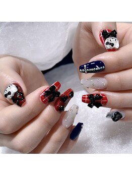 クイーンズビューティーサロン 新宿本店(Queen's beauty salon)/チップ長さ出しアートやり放題