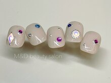 エムアンドディビューティサロン 銀座店(M&D)/【定額トレンド】short nails♪