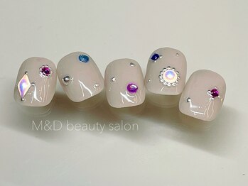 エムアンドディビューティサロン 銀座店(M&D)/【定額トレンド】short nails♪