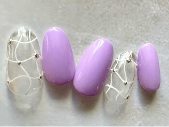 アブニール 我孫子店(AVENIR)/うねうねラインネイル新規¥6,160