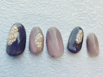 ニュアンスミラーネイル