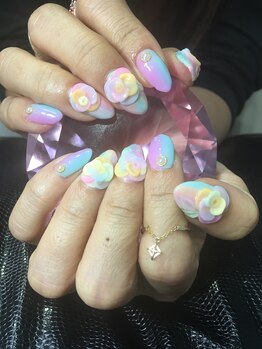 プライベートネイルサロン スイート(Sweet)/エンボスフラワー