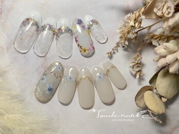 トゥーシェネイルズ 上中野店(Touche’nails)/フラワーネイル