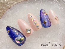 ネイルニコ(nail nico)/夜空ネイル