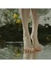 【かかとケア】　足裏角質ケア+膝下リフレ＋足裏つぼ押し付☆60分