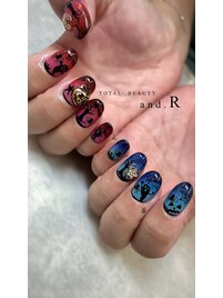 ハロウィンネイル