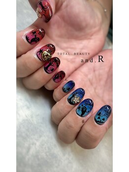 アンド アール(and.R)/ハロウィンネイル