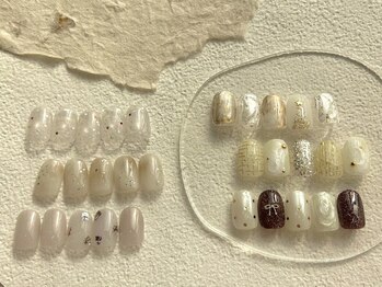 クレセント 心斎橋店(Crescent)の写真/爪が小さい方や伸ばせない方にも◎短い爪でも可愛く見えるデザインをご提案◎理想の指先へ♪