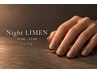 【Night LIMEN｜21時から】シンプルネイル ￥8,800。夜の静かなネイル時間。